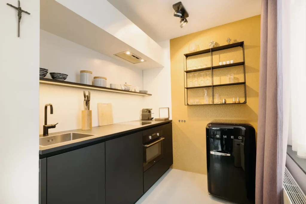 Keuken longstay suite 15 hotel goud en Zilver